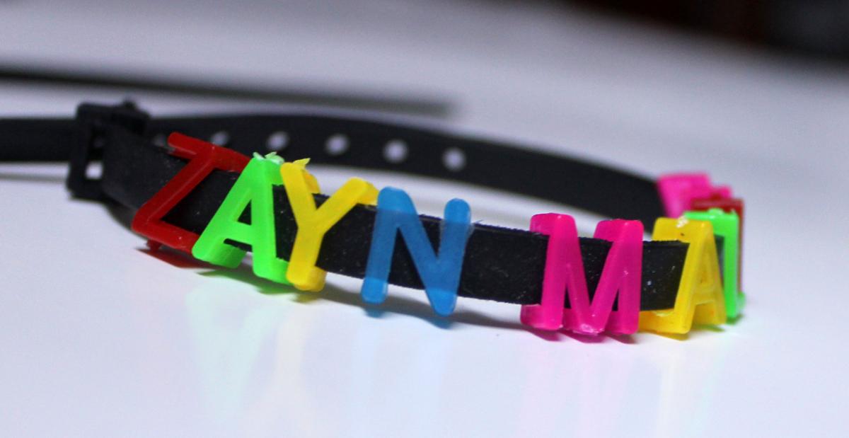 One Direction Bracelets — Zayn Malik DJ Malik bracelet.