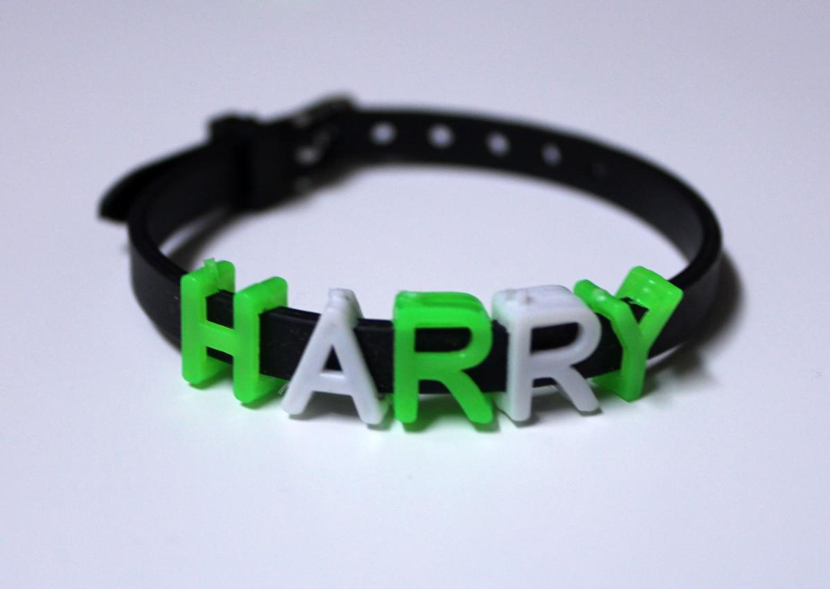 One Direction , Harry Styles Bracelet With Colored Letter